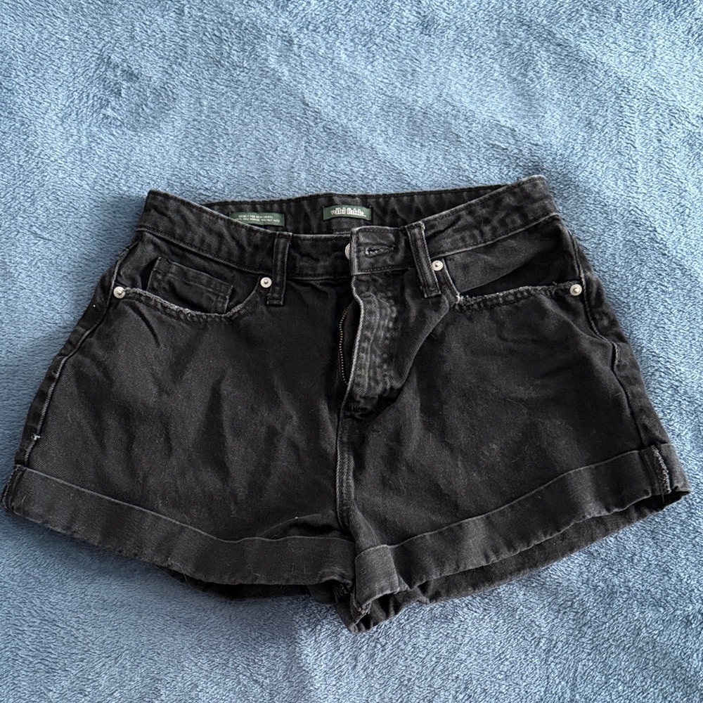 Wild Fable Women's Black Jean Shorts